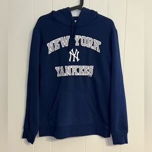 Fanatics New York Yankees Branded Heart & Soul Pullover Hoodie Navy Mens Medium